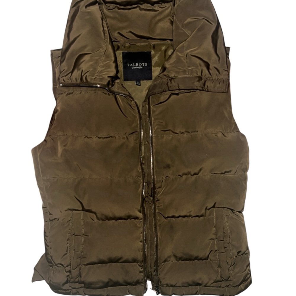 TALBOTS | DUCK DOWN CLUSTER FEATHER PUFFER VEST SMALL